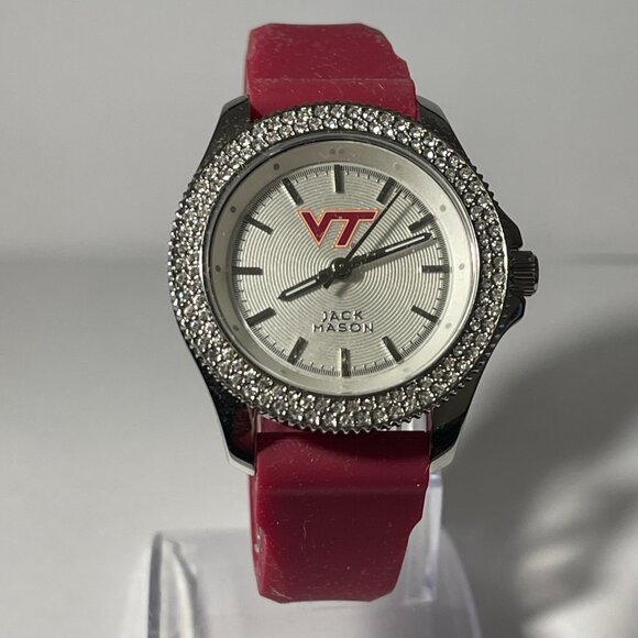 Virginia Tech Hokies NCAA Ladies Silicone Watch by Jack Mason NEW